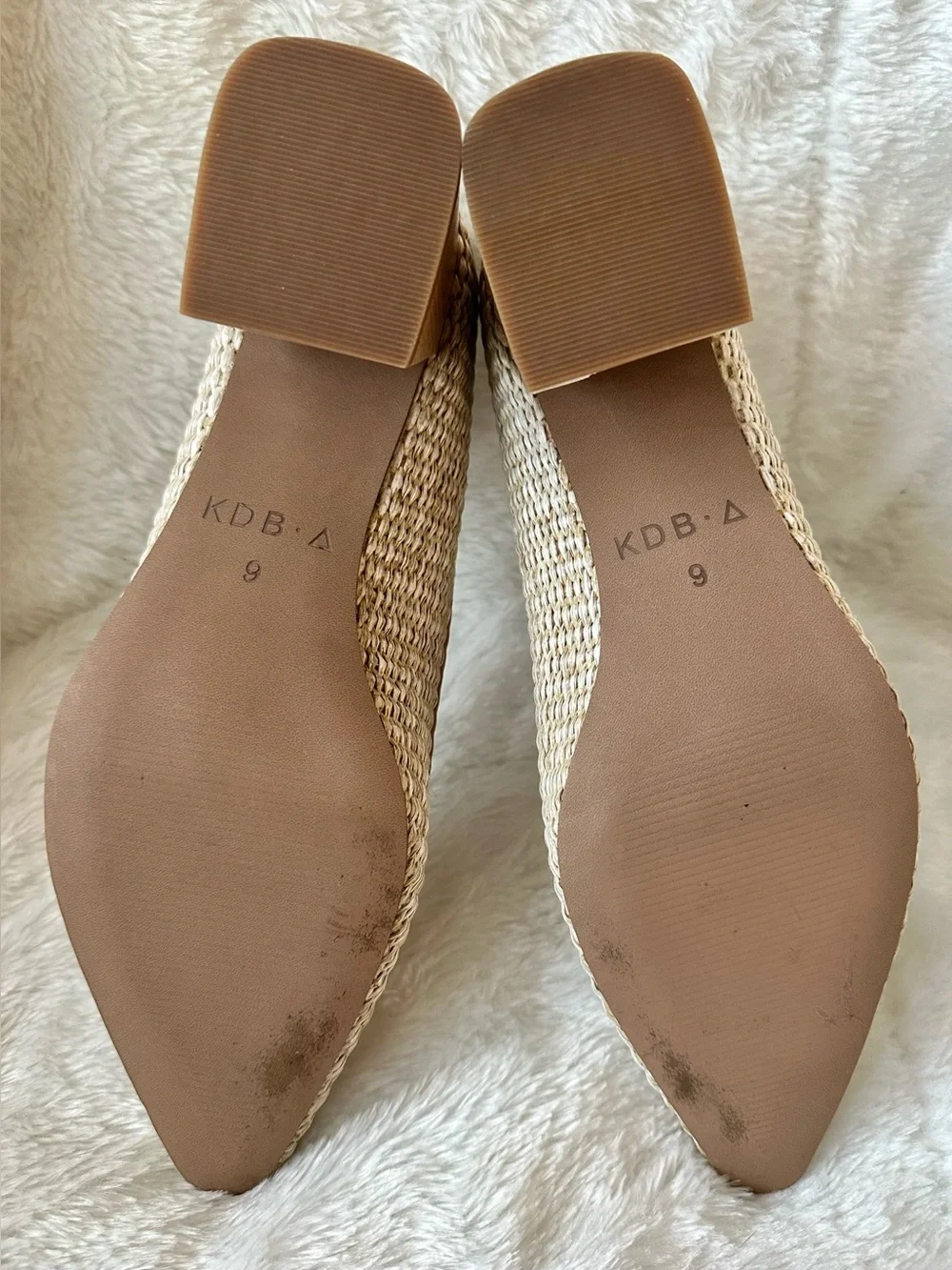Kelsi Dagger The Pump Natural Raffia Heels